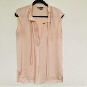 Vince Sleeveless Silk Blouse